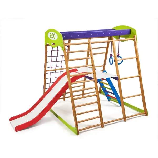 Дитячий спортивний комплекс для квартири Карамелька Plus 2 купити недорого в Україні, фото 7