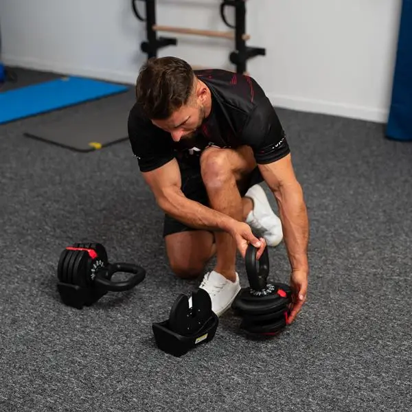 Гантелі 3в1 20 кг HMS SGR18 PRO SET купити недорого в Україні, фото 10