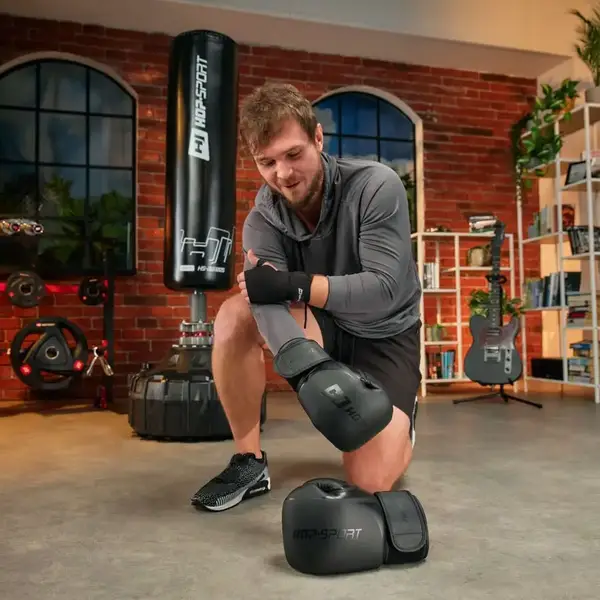 Боксерські рукавиці Hop-Sport HS-BG12 12oz чорні купити недорого в Україні, фото 3