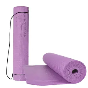 Килимок для йоги та фітнесу PowerPlay 4010 PVC Yoga Mat Лавандовий (173x61x0.6) купити