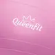 Фітбол Queenfit 65см рожевий + насос купити