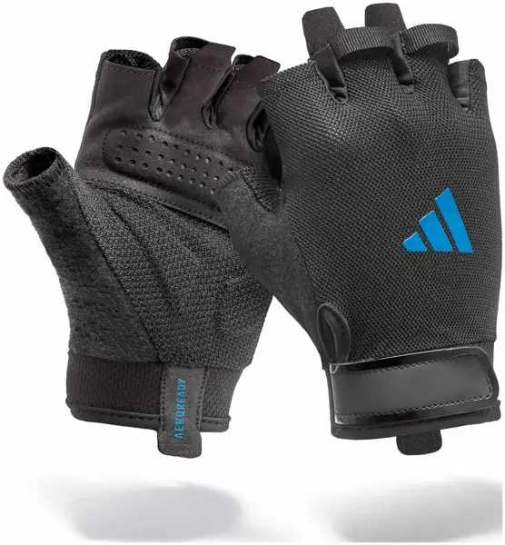 Рукавички для тренінгу Adidas Essential Training Gloves чорний, синій Чол M купити недорого в Україні, фото 5