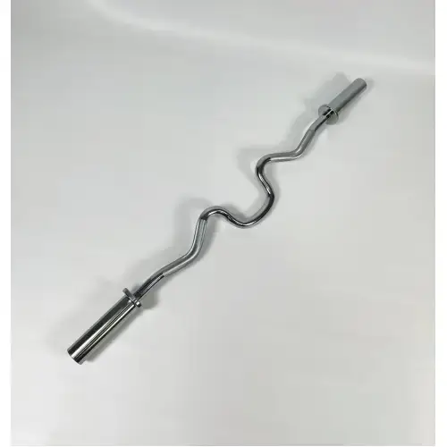 Гриф олимпийский EZ-образный Generation Fitness FF52E1C | Серебряный | с замками купить недорого в Украине, фото 9