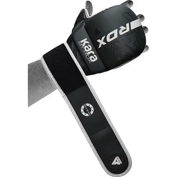 Рукавиці для ММА (Греплінгові рукавички) RDX F6 KARA Matte White Plus L/XL купити недорого в Україні, фото 4