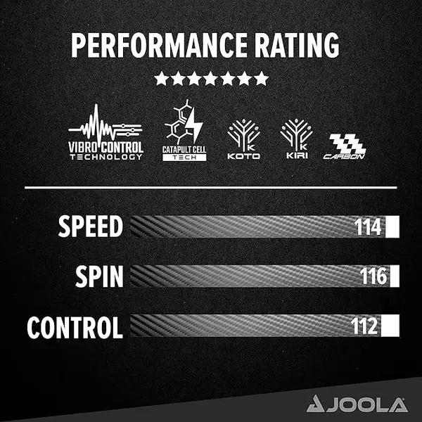Ракетка для настільного тенісу Joola Mega Carbon (54205) купити недорого в Україні, фото 11