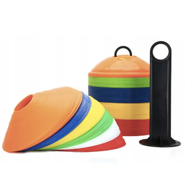 Набір фішок для тренувань Gymtek 18см*5см / 50шт різнокольорові купити недорого в Україні, фото 5