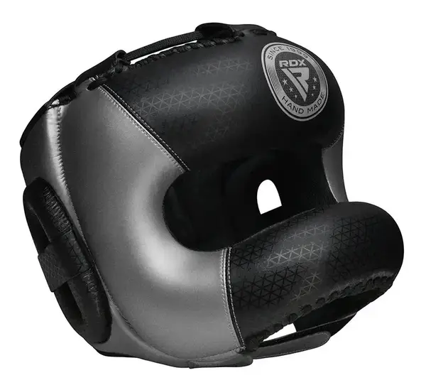 Боксерський шолом з бампером RDX L2 Mark Pro Silver M | Обхват голови 54-56 см купити