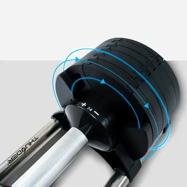 Гантель регульована THUNDER GYM-01 2-24 кг купити недорого в Україні, фото 3