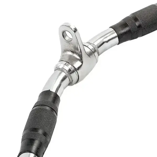 Ручка для верхней тяги York Fitness 70см W-образная с резиновыми рукоятками, хром. купить недорого в Украине, фото 7