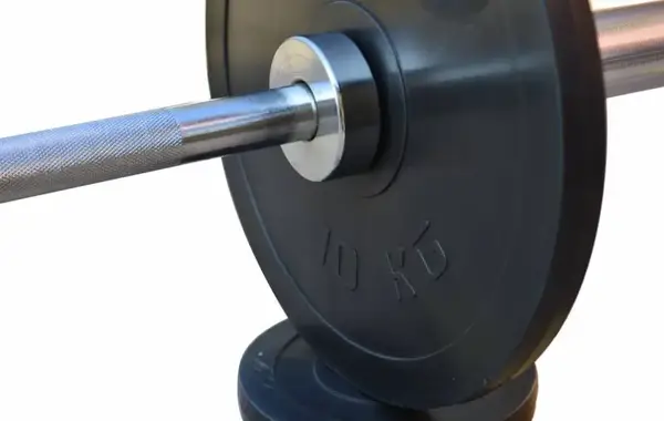 Штанга олімпійська 240 кг з прогумованими металевими дисками RN-Sport купити недорого в Україні, фото 4