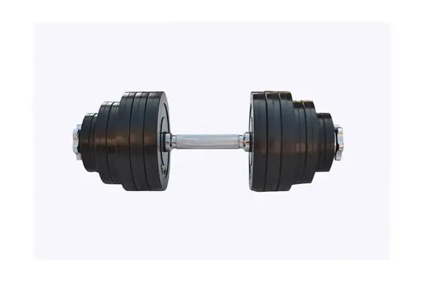 Гантелі набірні обгумовані Rn-Sport 2 шт по 23 кг купити недорого в Україні, фото 3