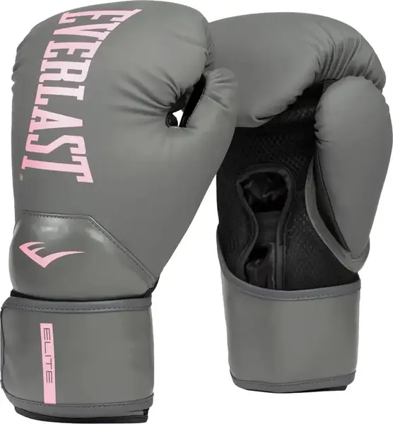 Боксерські рукавиці Everlast ELITE 2 BOXING GLOVES сірий, рожевий Уні 10 унцій купити