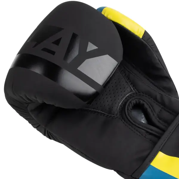 Боксерські рукавиці PowerPlay 3021 Ukraine Чорні 10 унцій купити недорого в Україні, фото 9