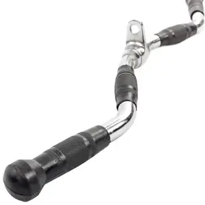 Ручка для верхней тяги York Fitness 70см W-образная с резиновыми рукоятками, хром. купить