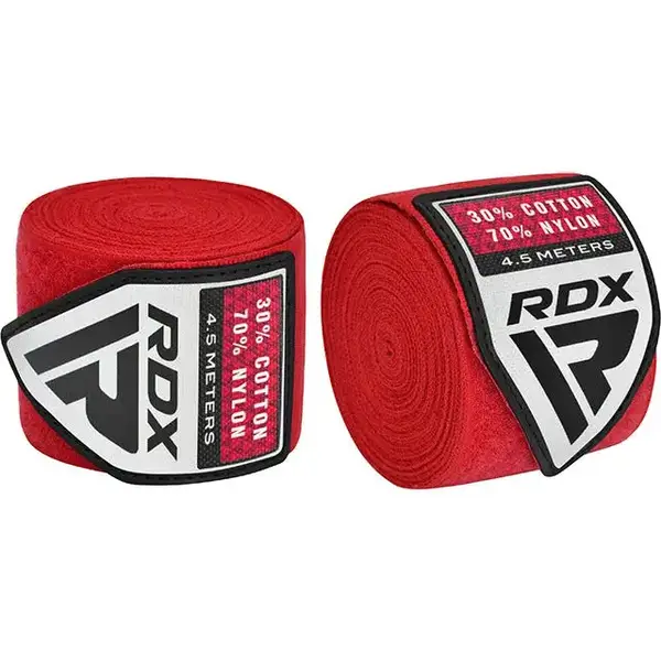 Бинты для бокса RDX WX Professional Boxing Hand Wraps Red (4.5м.) купить недорого в Украине, фото 6