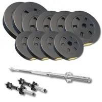 Набір зі штангою та гантелями Besport PowerPro 61кг (гриф 167 см) Набір зі штангою та гантелями Besport PowerPro 61кг (гриф 167 см) купити