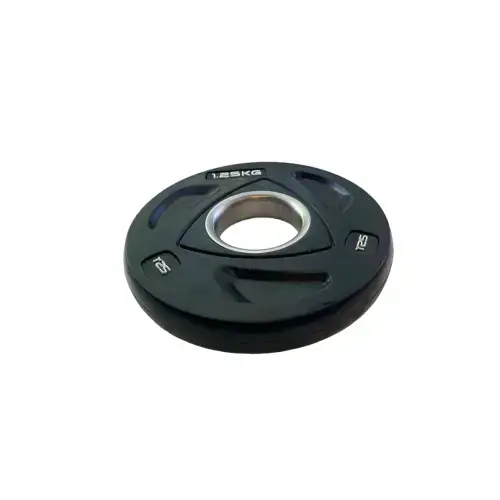 Диск олимпийский резиновый черный Generation Fitness RCP17-1,25 кг купить недорого в Украине, фото 2