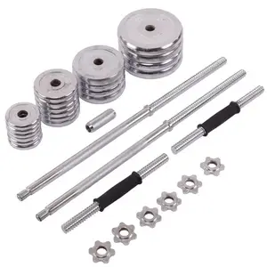 Комплект штанга и гантели YORK TA-1437-50CH 50кг хром купить