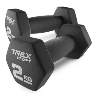 Гантелі для фітнесу неопренові TREX Sport TX-020VD 2x2 кг купити