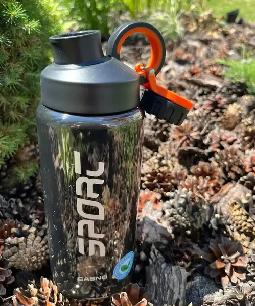 Пляшка для води CASNO 800 мл KXN-1235 Чорна купити недорого в Україні, фото 6