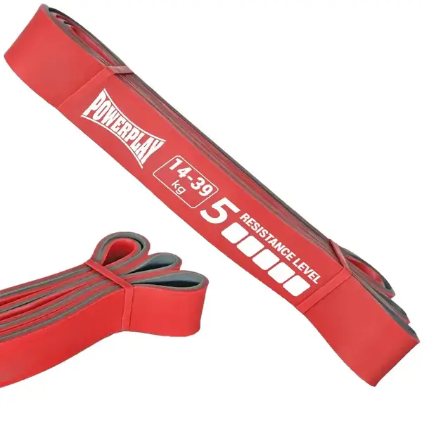 Эспандер-петля (резинка для фитнеса и кроссфита) PowerPlay 4116 Double Colors Красно/Серая (14-39 кг) купить