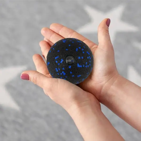 Массажный набор PowerPlay PP_4015 EPP Foam Roller Set 4in1 (2-я роллы + 2-я мячи) Черно-синий купить недорого в Украине, фото 7