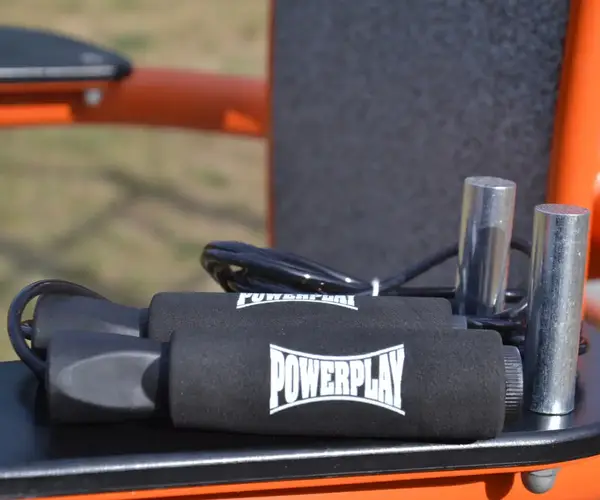 Скакалка скоростная PowerPlay 4211 X ROPE с утяжелителем (120г*2) Черная (3м.) купить недорого в Украине, фото 8