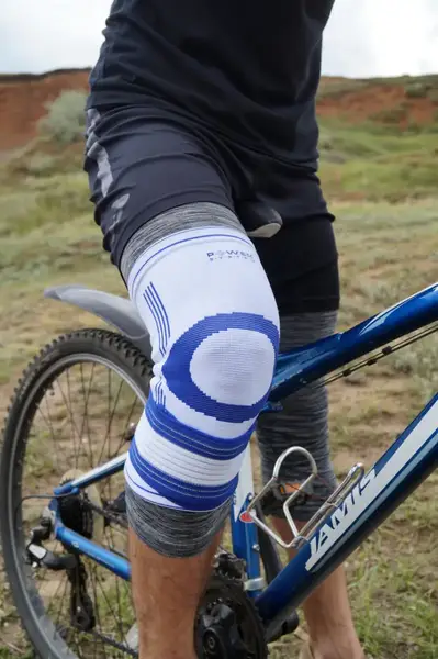 Наколенник Power System PS-6008 Knee Support Pro Blue/White (1шт.) S/M купить недорого в Украине, фото 4