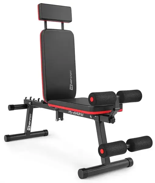 Набор Hop-Sport Premium 75 кг со скамьей HS-2040 HB, штангами и гантелями. купить недорого в Украине, фото 7