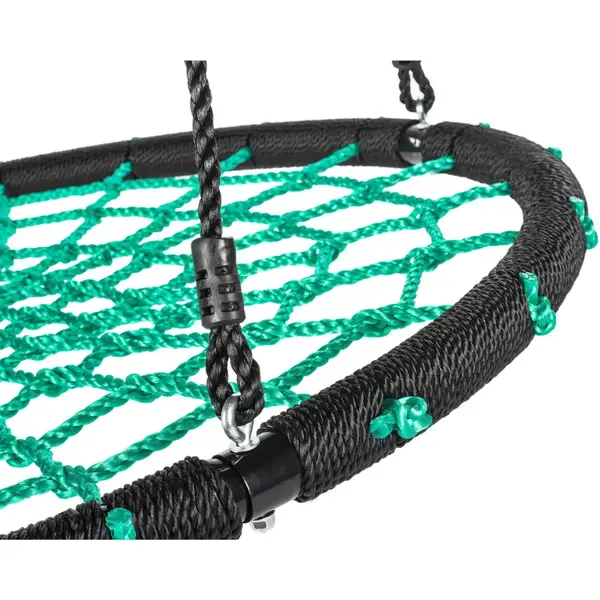 Садова гойдалка - гніздо Outtec XXL зелено-чорна купити недорого в Україні, фото 5