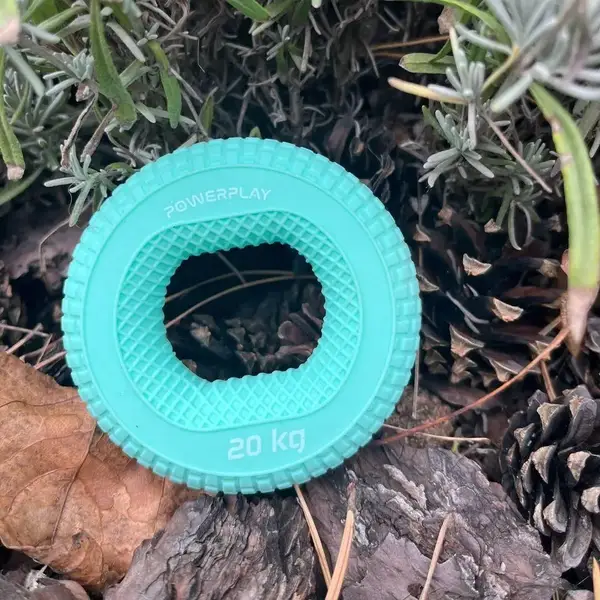 Еспандер кистьовий силіконовий PowerPlay PP-4333 Hand Grip Medium 20 кг. Зелений купити недорого в Україні, фото 5