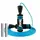 Скакалка скоростная PowerPlay 4212 X ROPE с утяжелителем Черно/Синяя (120г*2) 3м.