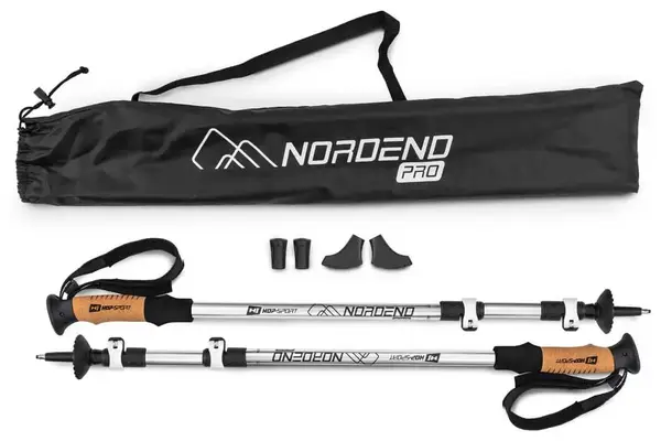 Трекінгові палиці Hop-Sport Nordend Pro сріблясті купити недорого в Україні, фото 7