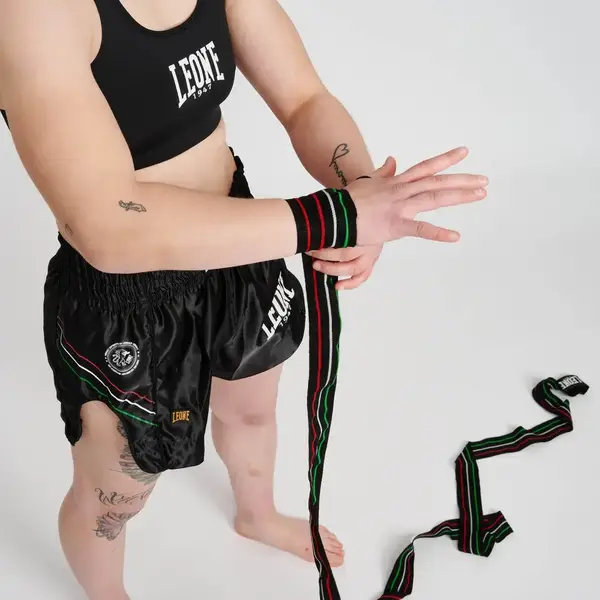 Бинты для бокса Leone AB705 Flag 3.5m купить недорого в Украине, фото 6