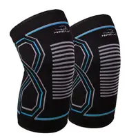 Наколінники спортивні PowerPlay PP-4099 Knee Support Чорно/Сині L/XL (пара) купити