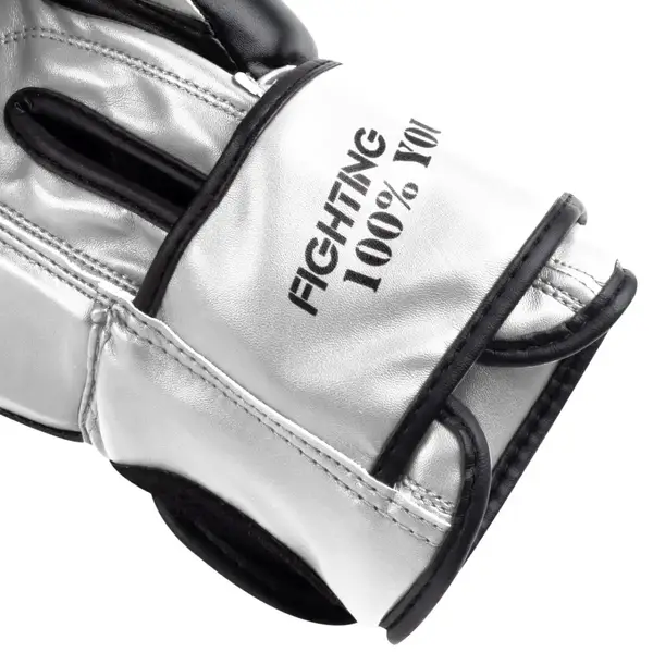 Боксерські рукавиці PowerPlay 3004 Classic Чорно-Білі 10 унцій купити недорого в Україні, фото 10