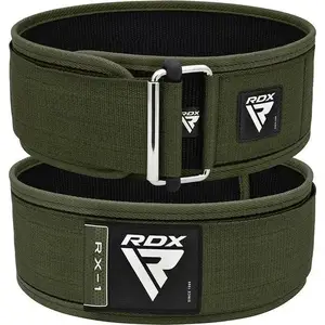 Пояс для важкої атлетики RDX RX1 Weight Lifting Belt Army Green L купити