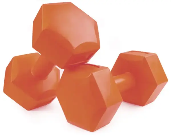 Гантели композитные PowerPlay 4124 Hercules 2*1 кг. Оранжевые (пара - 2шт.) купить недорого в Украине, фото 7