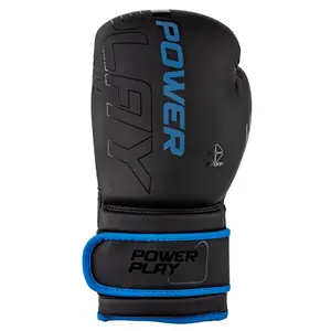 Боксерские перчатки PowerPlay 3024 Ultra Mat Черно-Темно синие 10 унций купить
