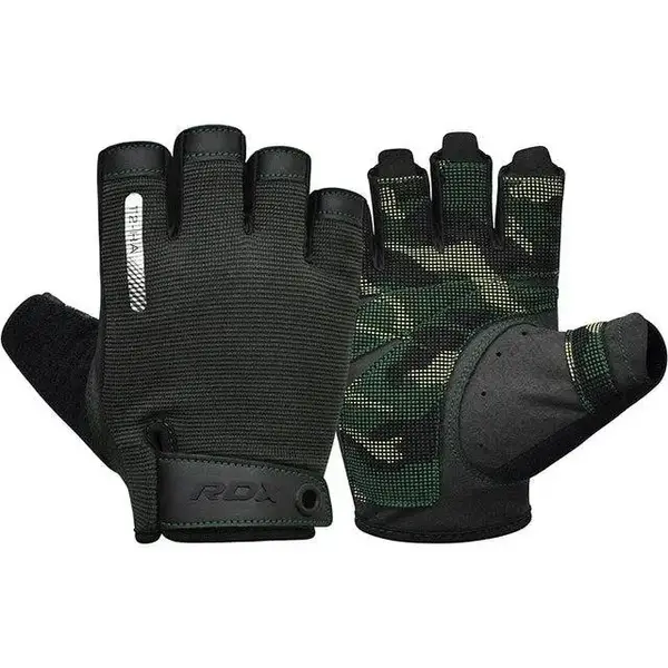 Рукавички для фітнесу RDX T2 Half Army Green XL купити