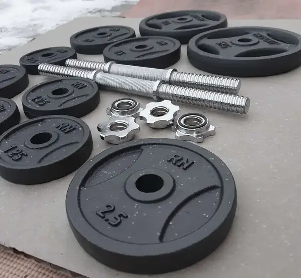 Гантелі розбірні RN-Sport 2 по 26 кг металеві, чавунні купити недорого в Україні, фото 8