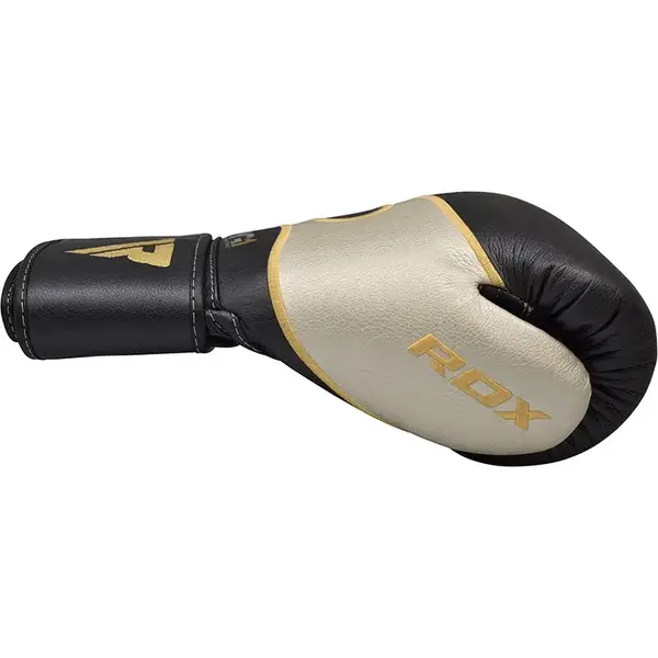 Перчатки боксерские RDX Leather Black White 14 ун. купить недорого в Украине, фото 4