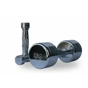 Хромований гантельний ряд Generation Fitness D-04 1-10 кг (10 пар) 110 кг купити