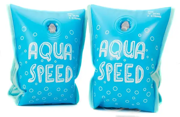 Нарукавники Aqua Speed ARMBANDS PREMIUM 6087 бирюзовый Дет age 3-6 купить