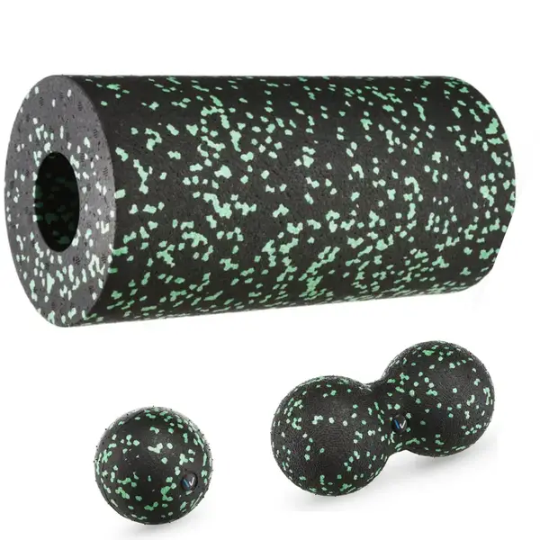 Набор Gymtek массажеров для йоги и фитнеса черно-зеленый. купить