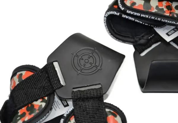Крюки для тяги на запястье Power System PS-3370 Hooks Camo Black/Red XL купить недорого в Украине, фото 8