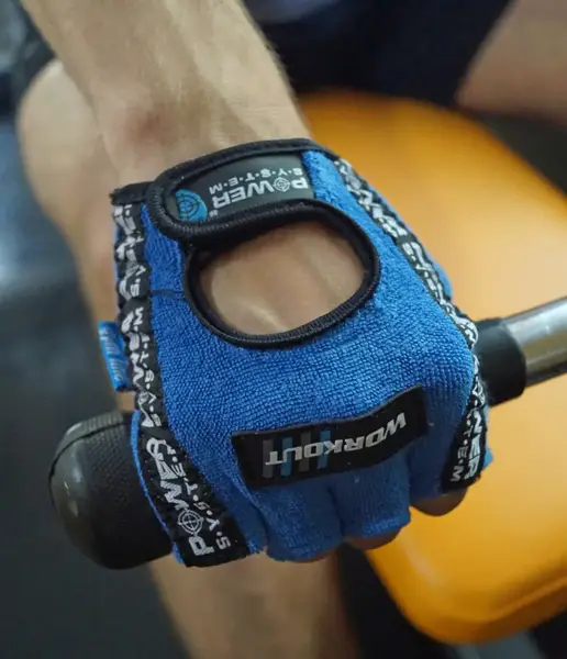 Рукавички для фітнесу Power System PS-2200 Workout Blue XL купити недорого в Україні, фото 8