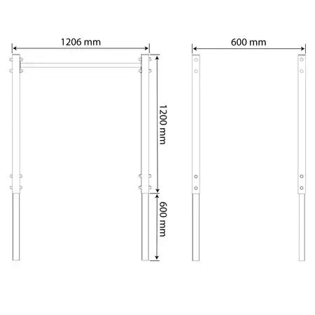Поручни уличные для отжиманий K-Sport KSOZ010 купить недорого в Украине, фото 4