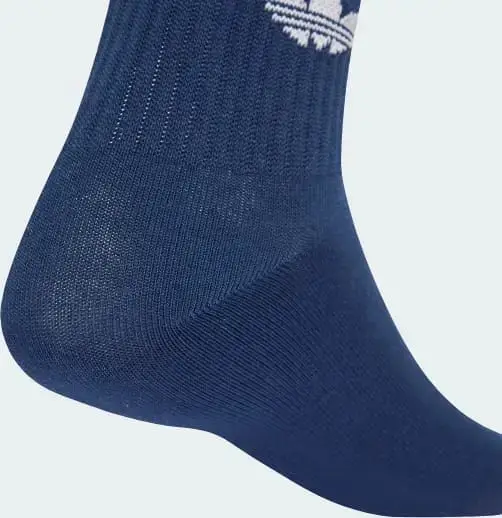 Шкарпетки Adidas 3S CREW S 3P білий, темно-синій Уні L (43-45) купити недорого в Україні, фото 2