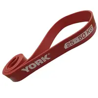 Резинка для фітнесу York 25-50кг - 2080x45x4,5 мм, червоний купити
